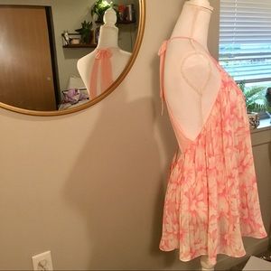 Victoria’s Secret floral pleated bejeweled chemise